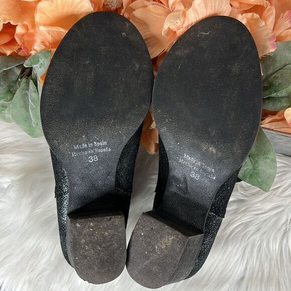 KG by Kurt Geiger Suzie Pewter Silver Metallic Suede Ankle Boots Size - Picture 9 of 13